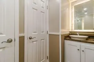 interior view of fancy portable bathroom interior view of fancy portable bathroom