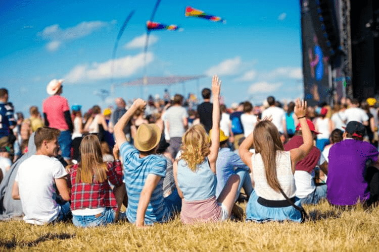 An outdoor event An outdoor event