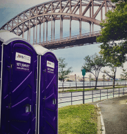 Porta potty event unit in New York