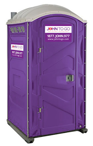 Purple Porta Potty: JTG Construction Unit
