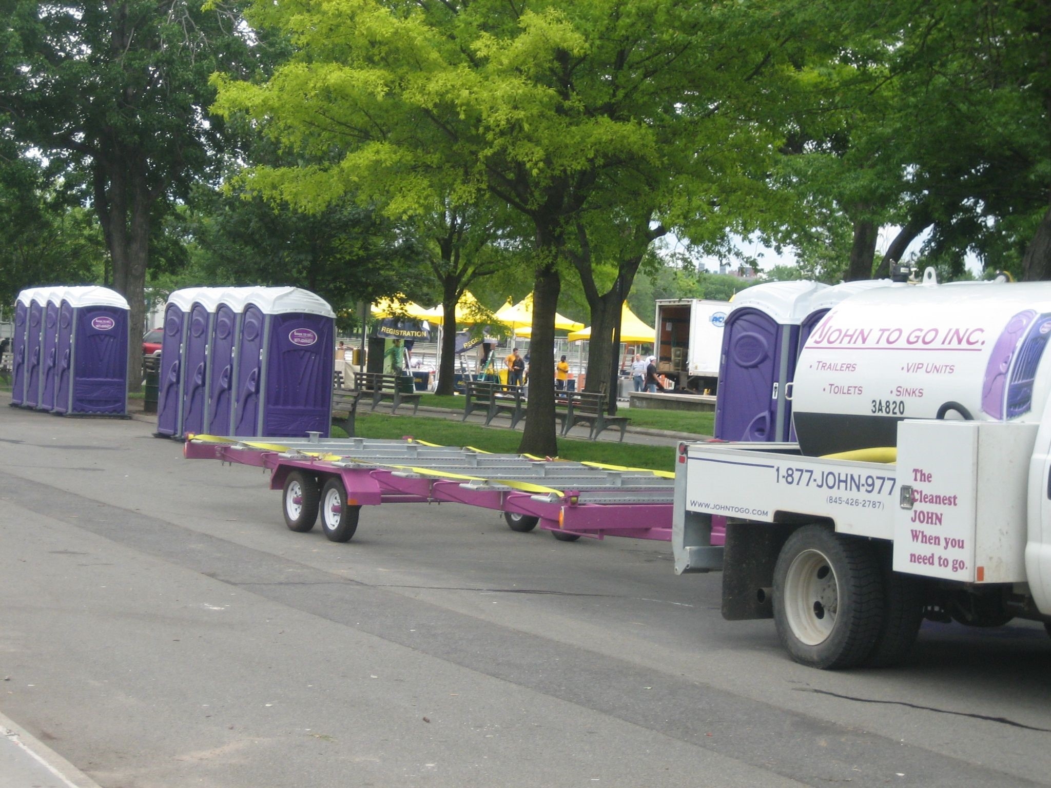 porta potty rentals hudson nj drop off