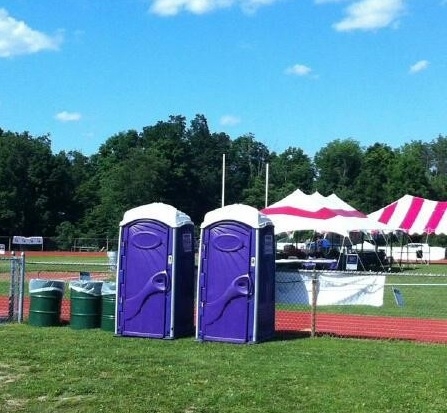 John To Go porta potties at fair