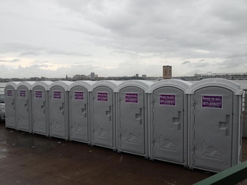 Porta potty toilets