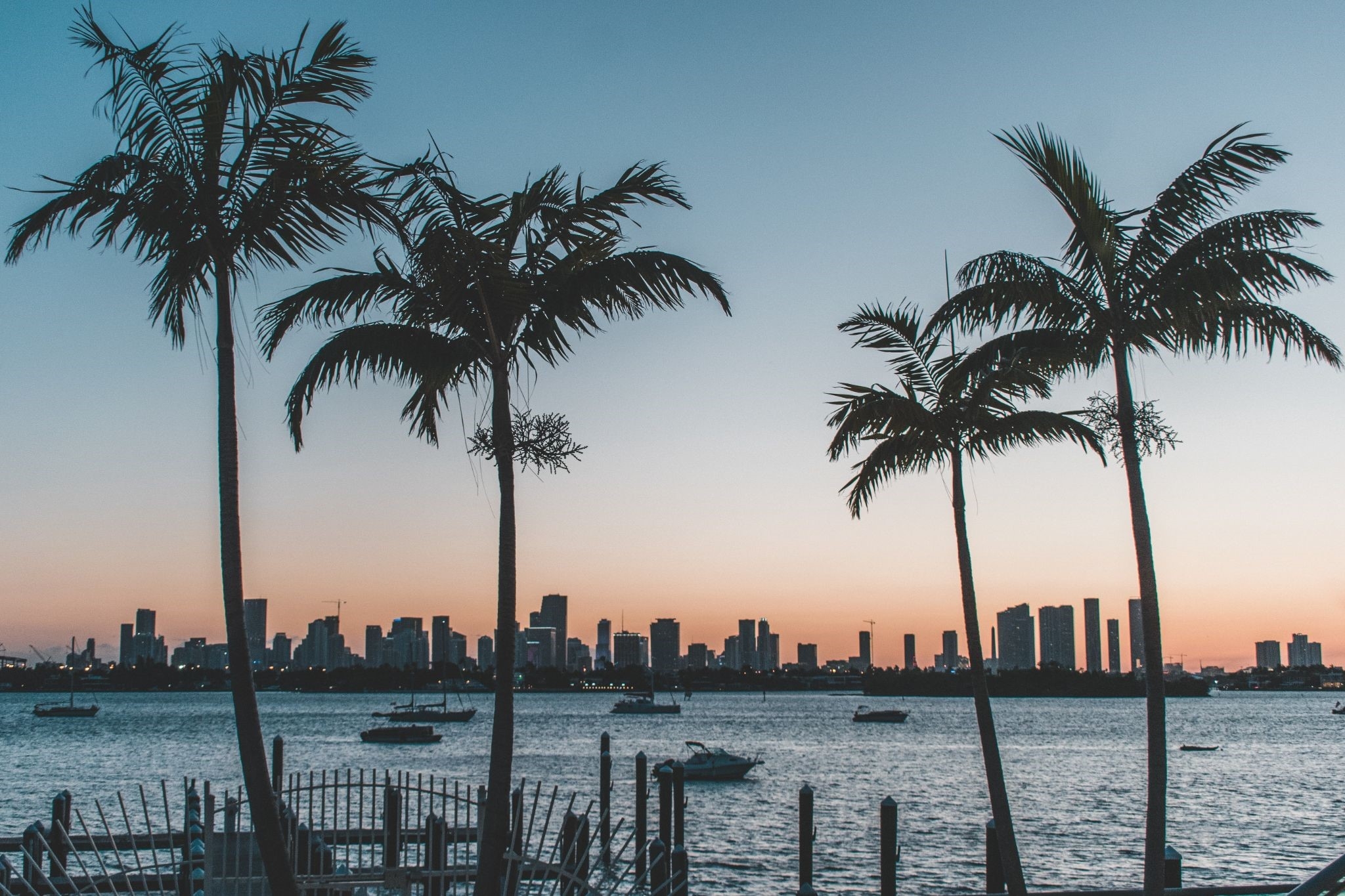 Sunset at Florida’s shoreline