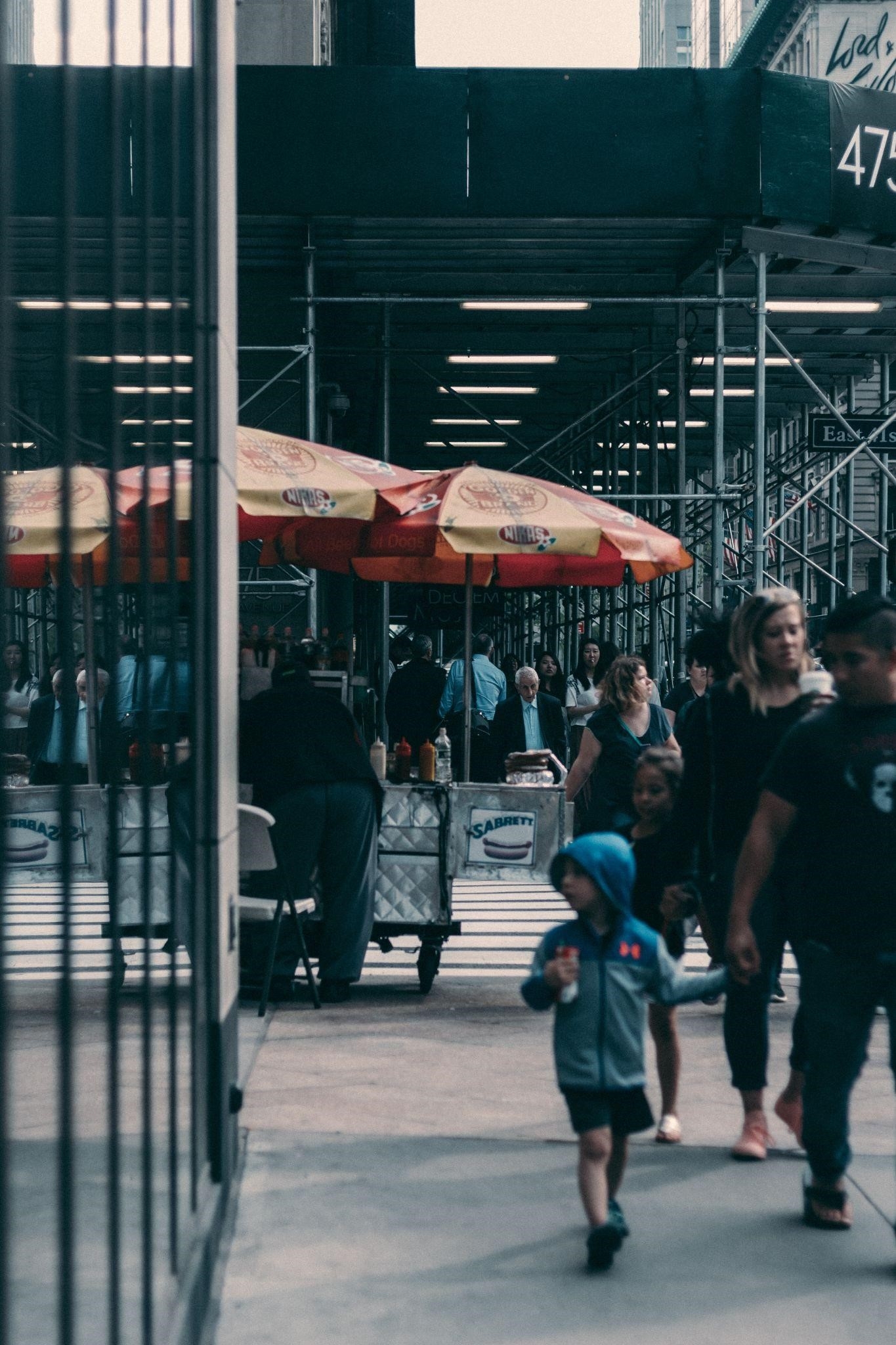 people walking in Manhattan