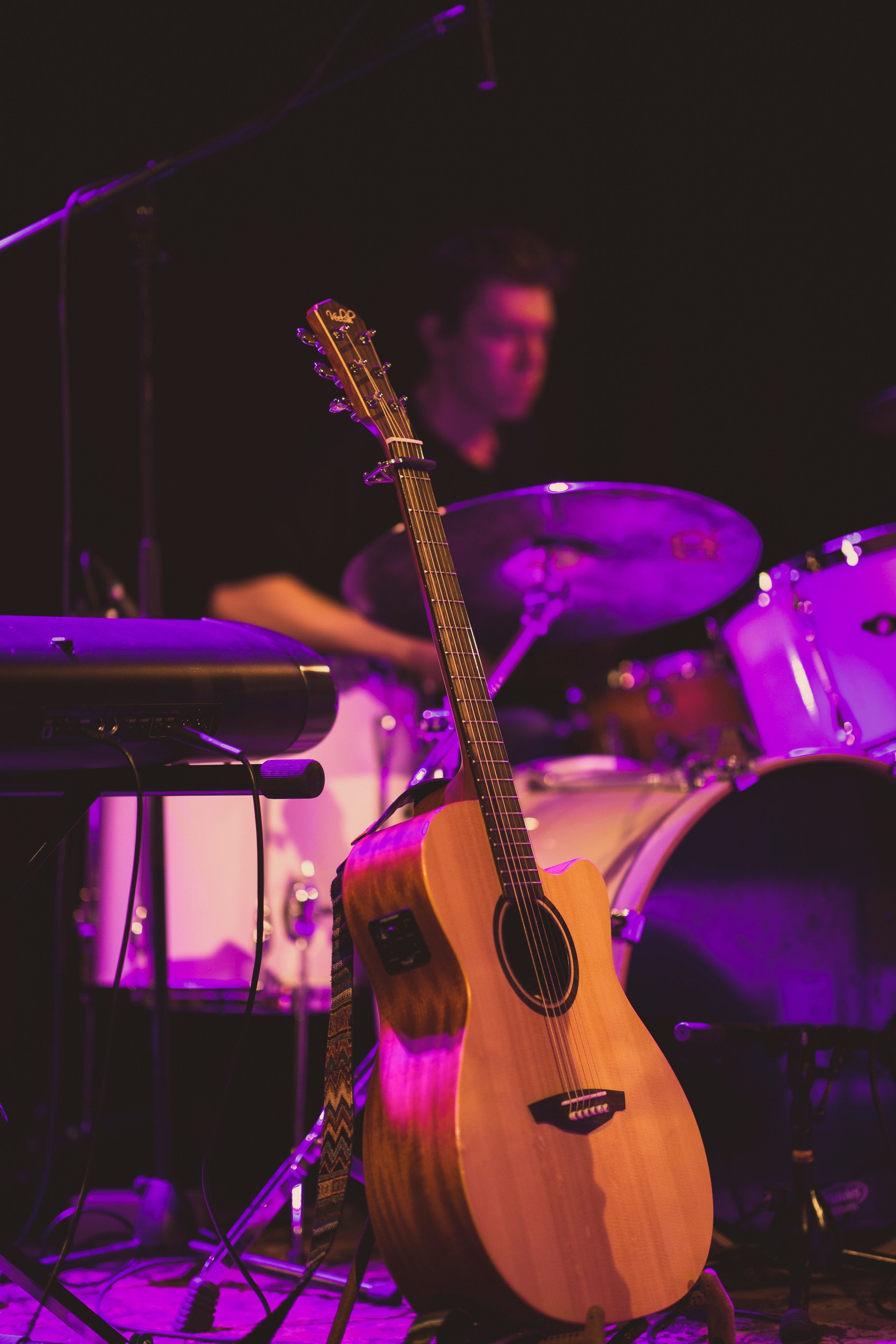 playing musical instruments for school talent contest