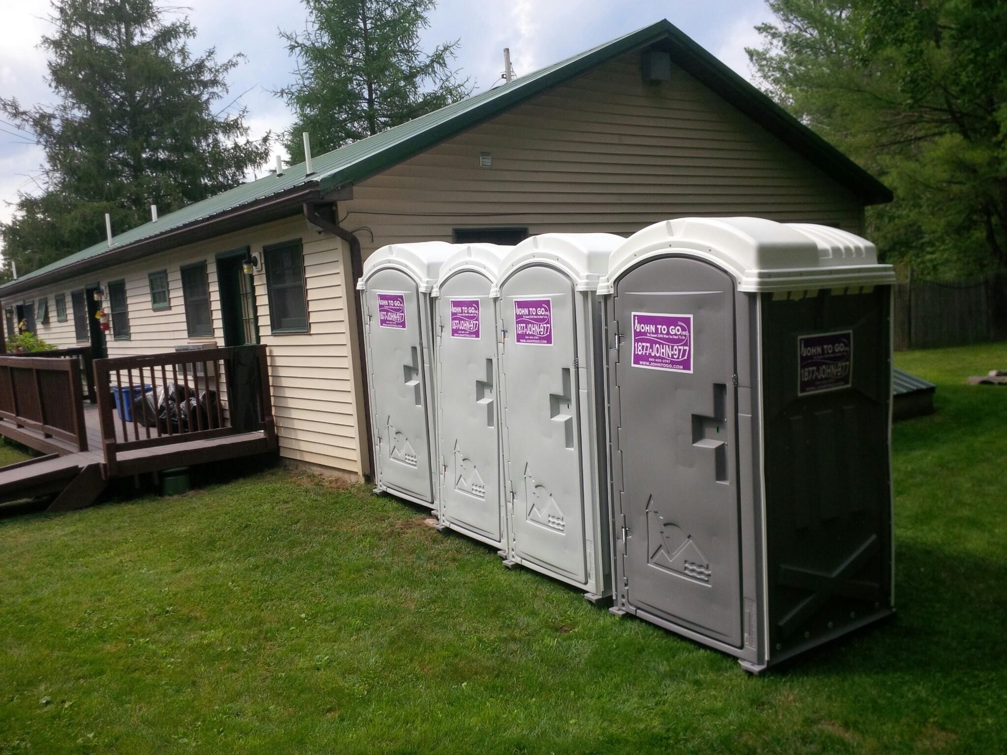 Potty potty rental units outside home