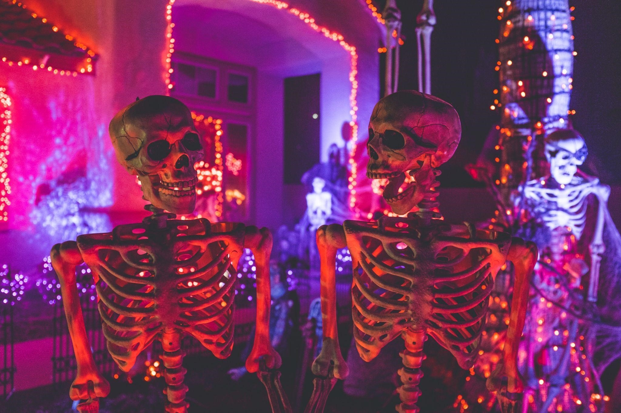 spooky skeletons for Halloween events