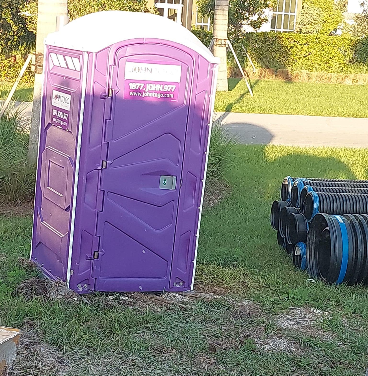 Rent a porta potty near Miami construction