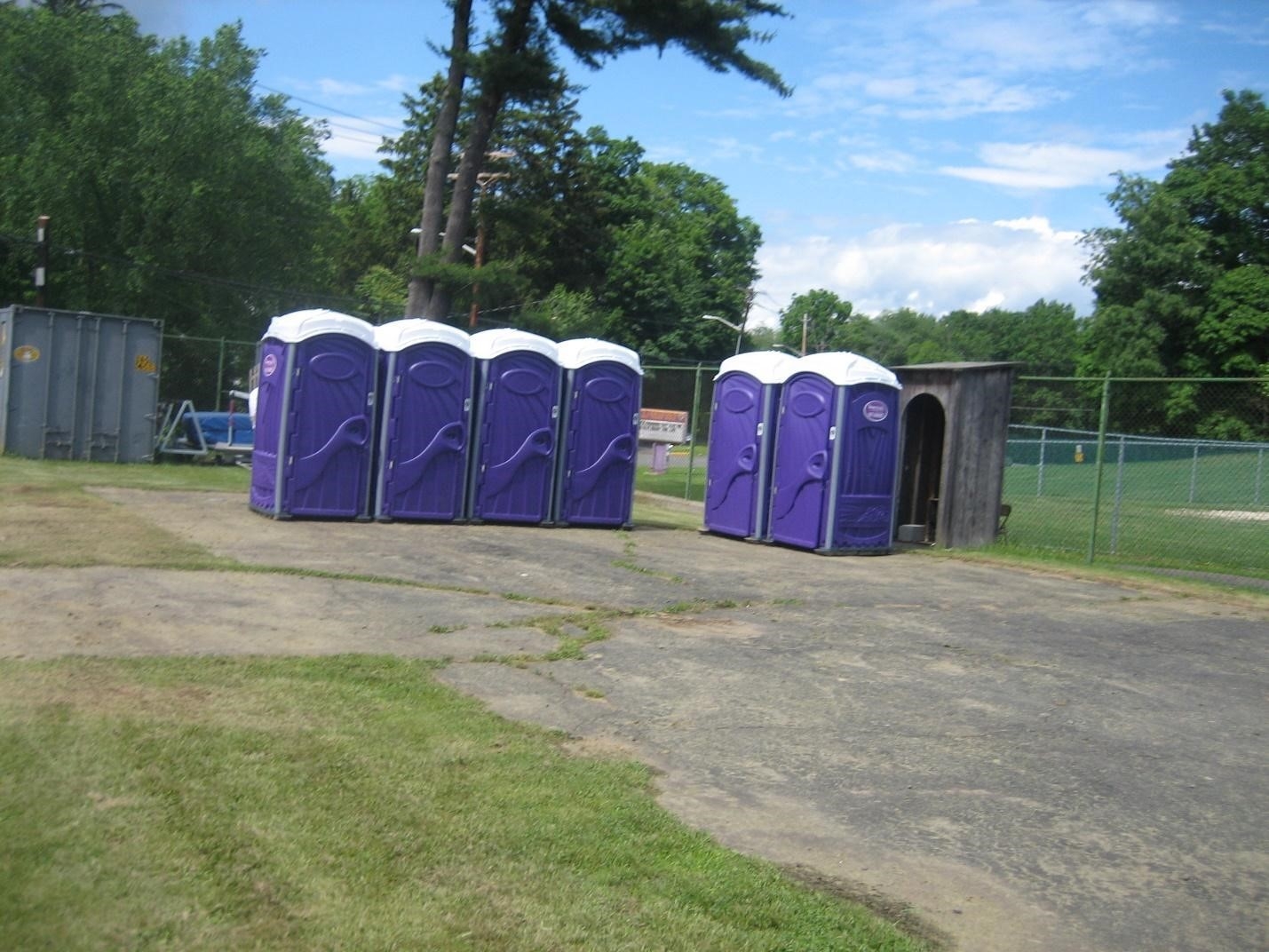 JTG Porta Potty rentals at an outdoor venue event