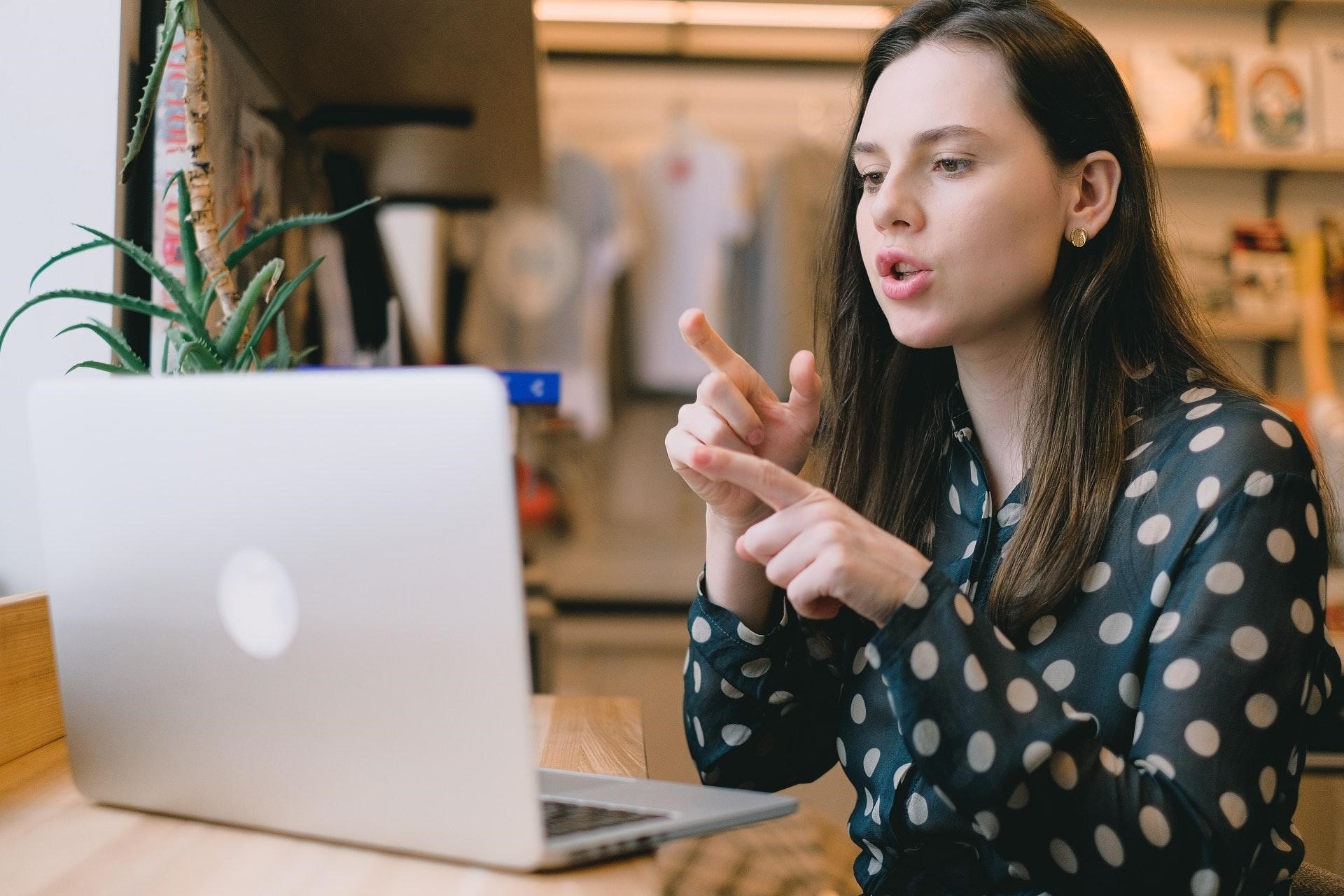 participant involved in engaging virtual event