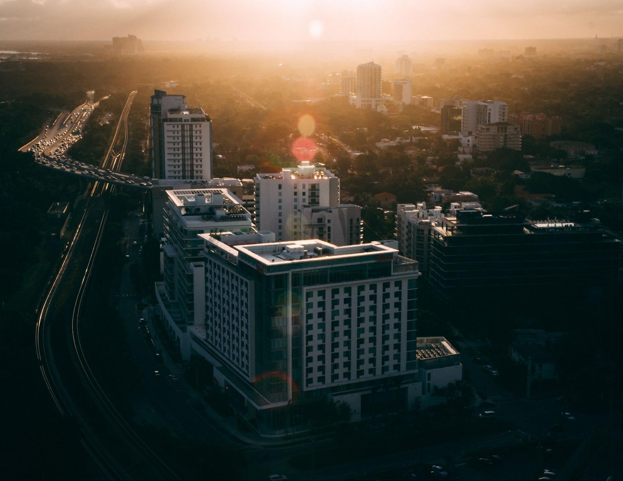 city scene in Florida