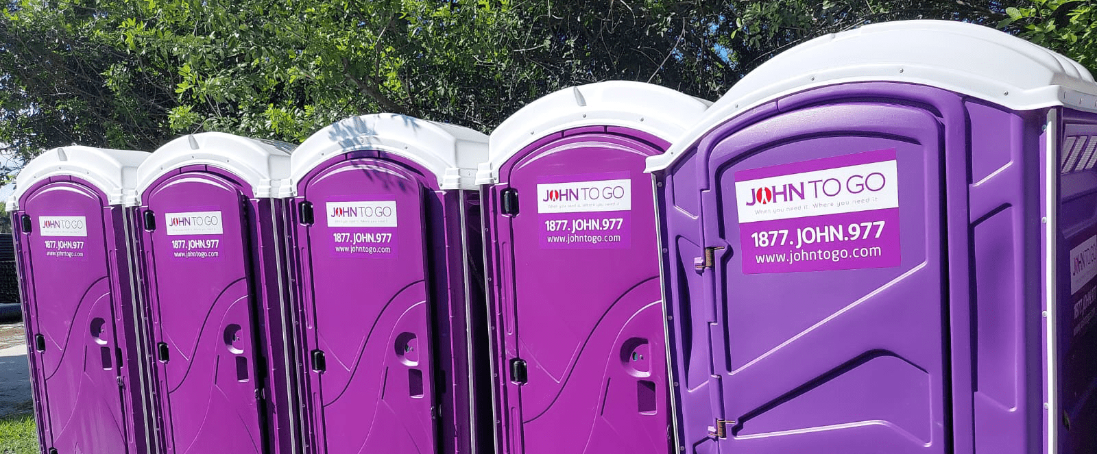 emergency porta potty rental units