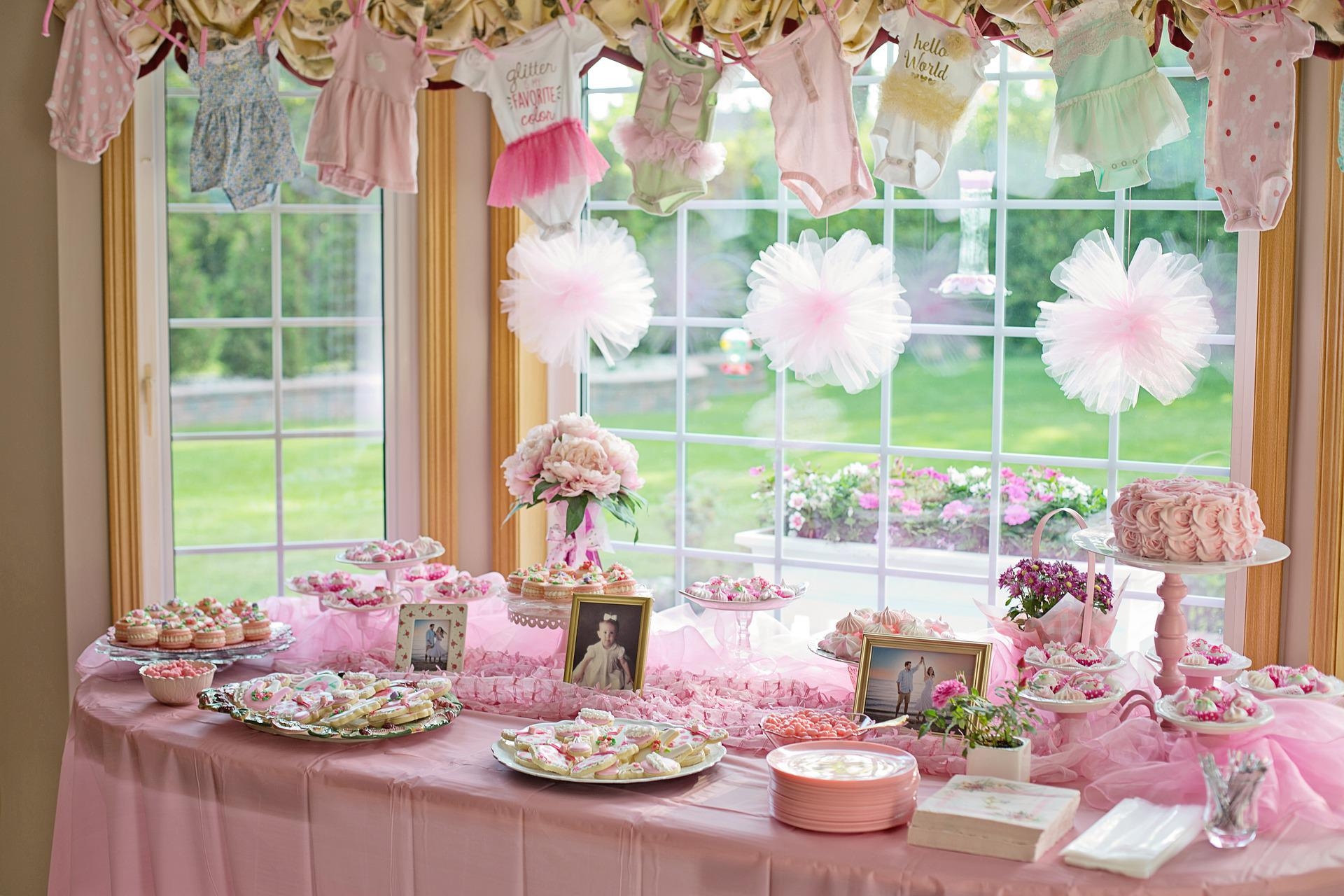 baby shower event setup