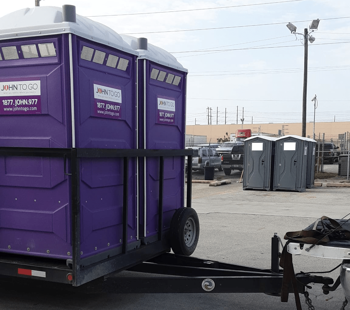 delivery of units for porta potty rental near Miramar FL