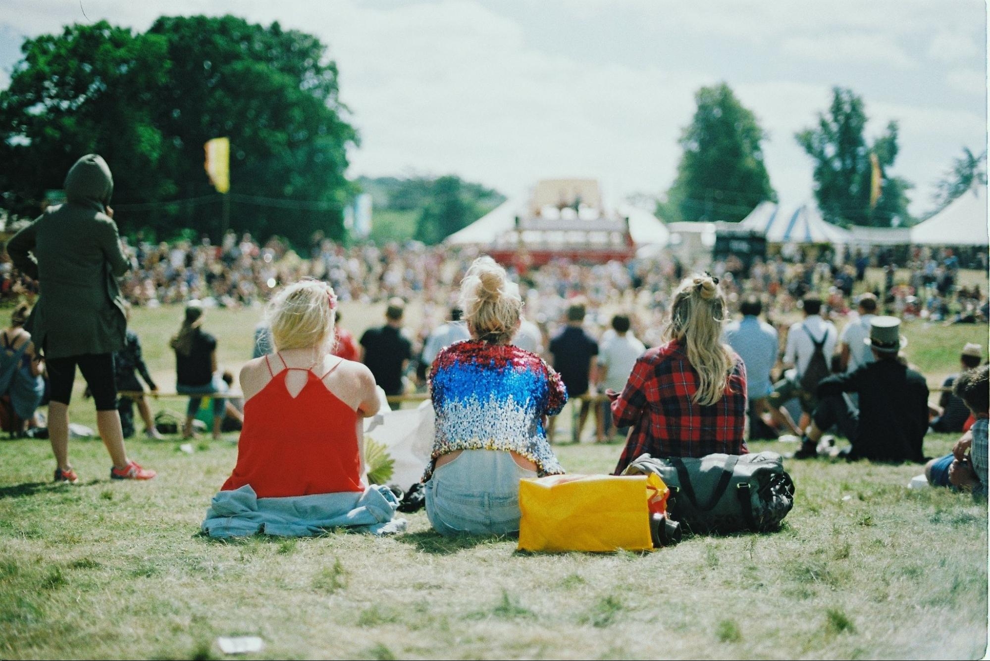 attendees at labor day festivities