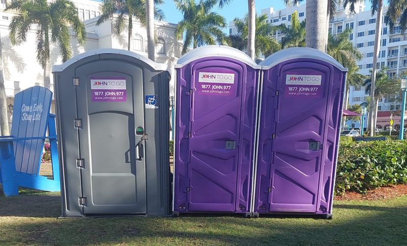 portable toilets for events