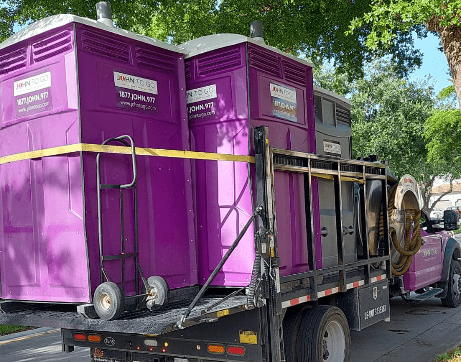 delivery of bathroom rental near Yonkers