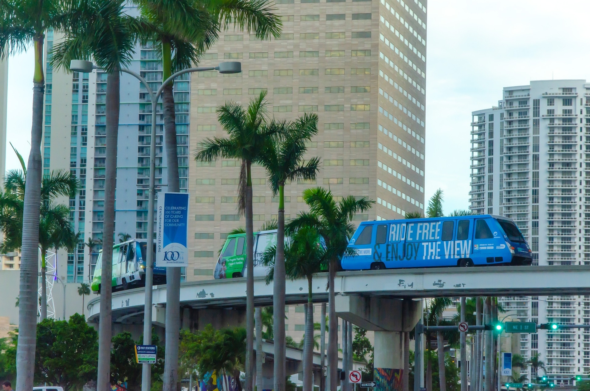 view of area with small businesses in south florida