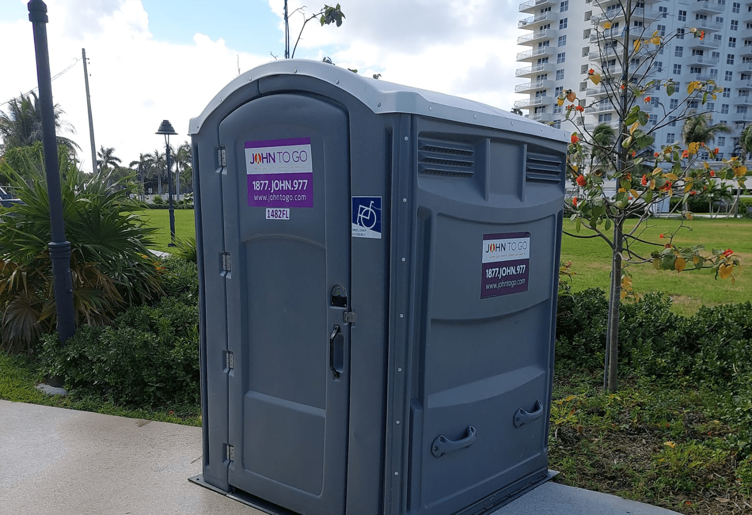 ADA portable restroom in Florida