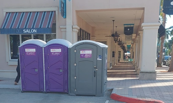 porta potty rental units