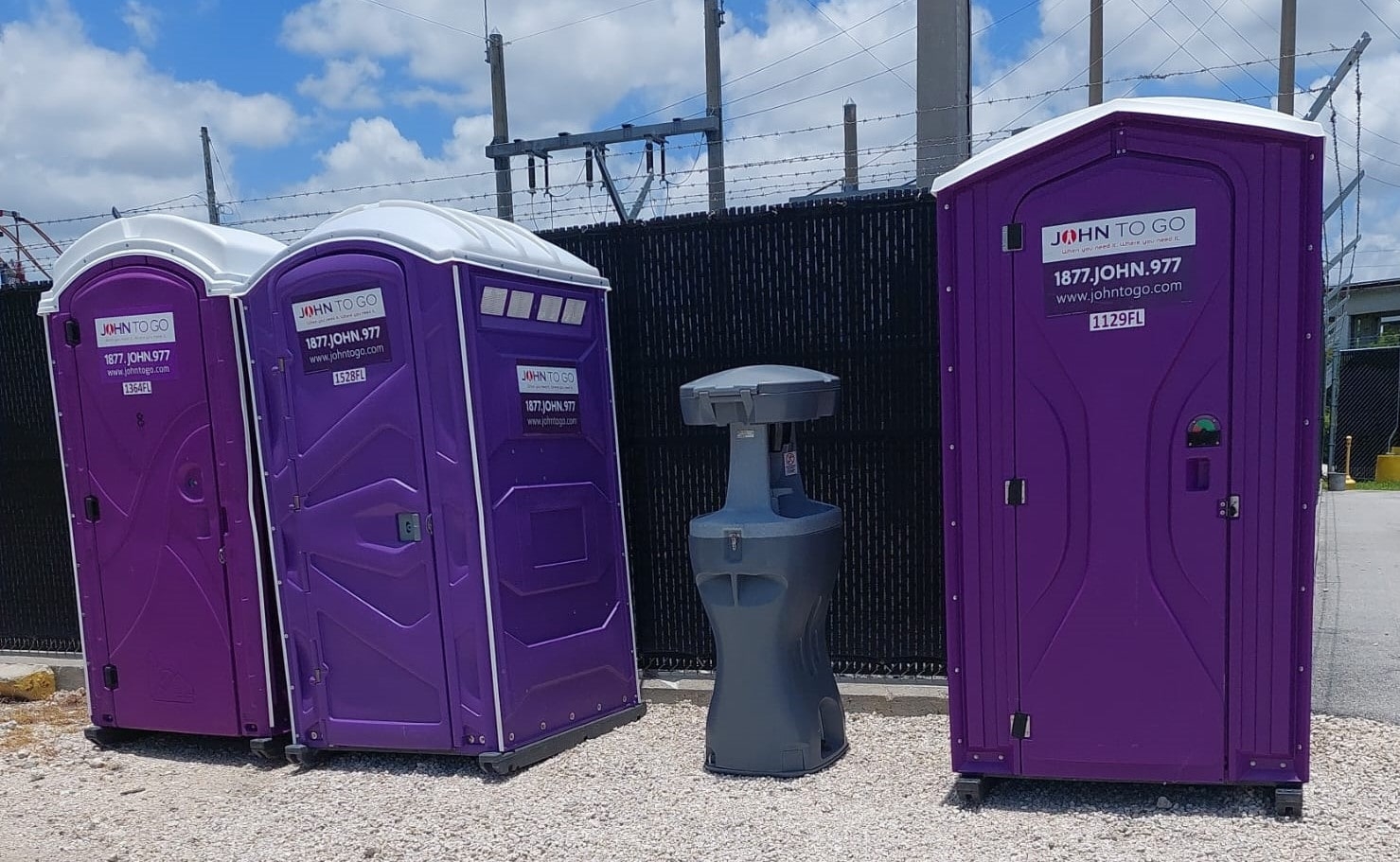 Porta Potty Hand Washing  John to Go Washing Station