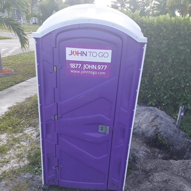 Porta potty from John To Go, ideal portable toilet provider