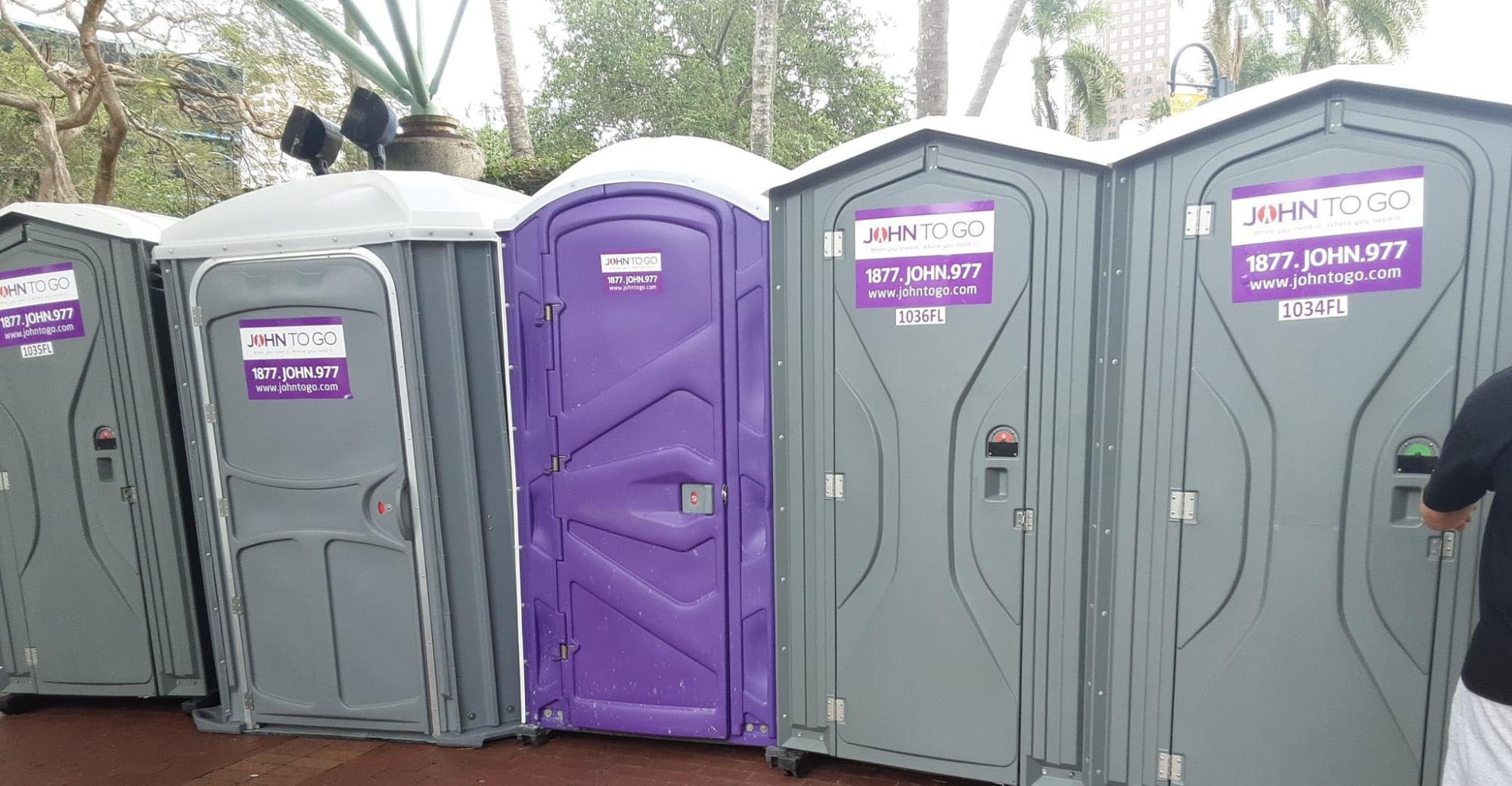 music festival toilets