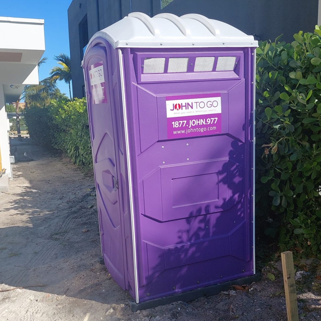 porta potties at Florida outdoor event