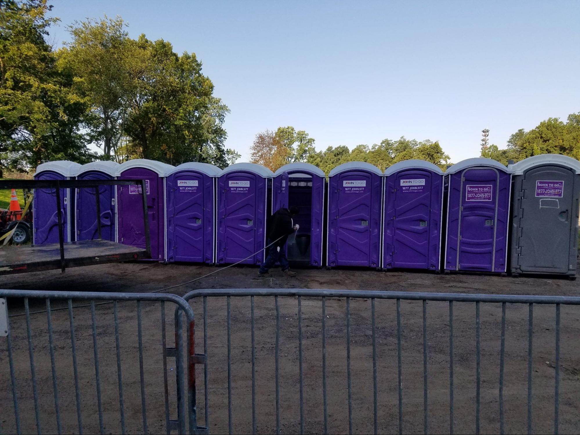 summer camp porta potty rental