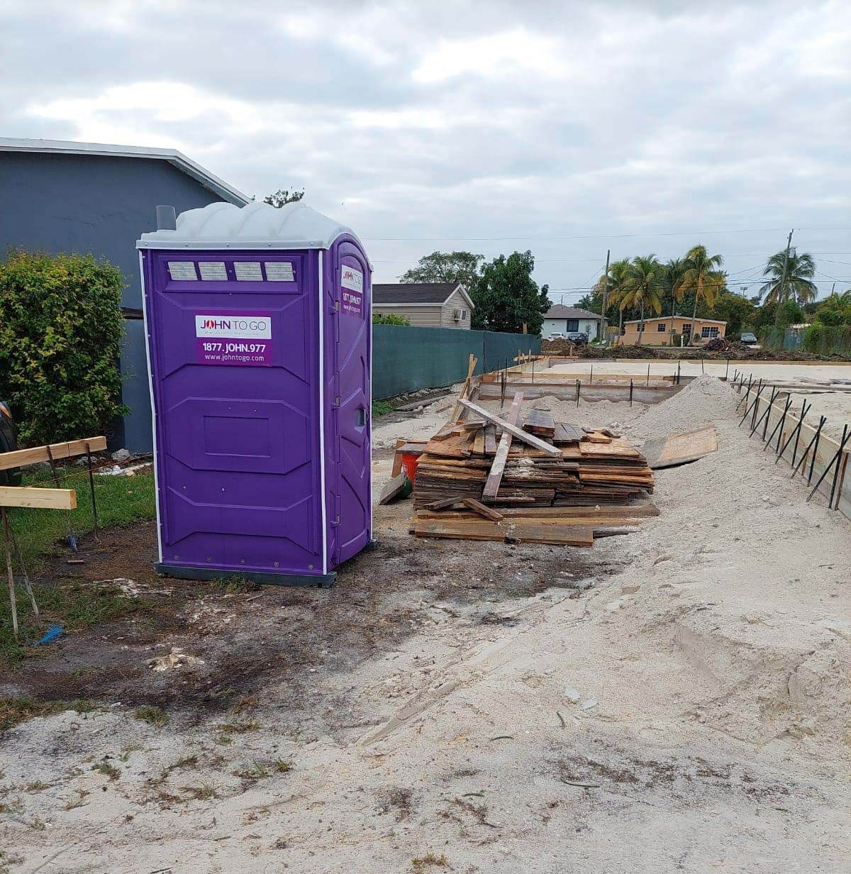 John To Go’s best portable toilet for construction