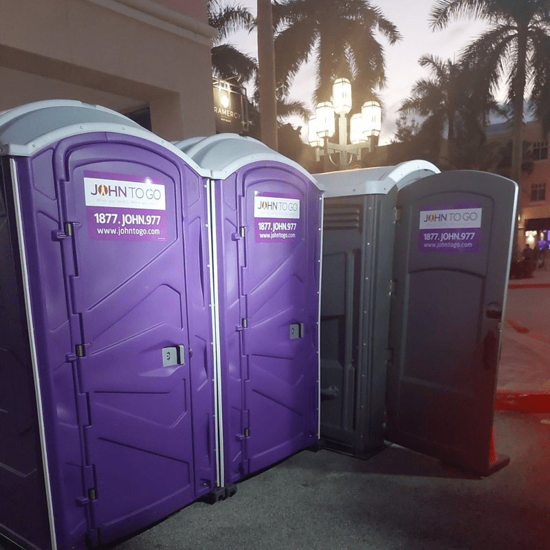 John To Go’s porta potties at an event