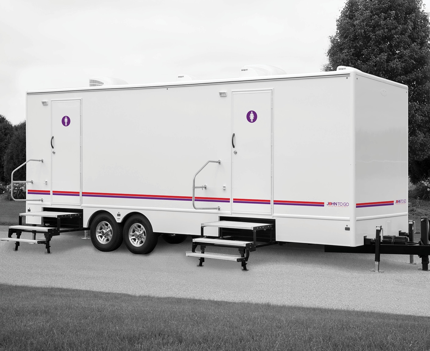upscale wedding restroom trailers services