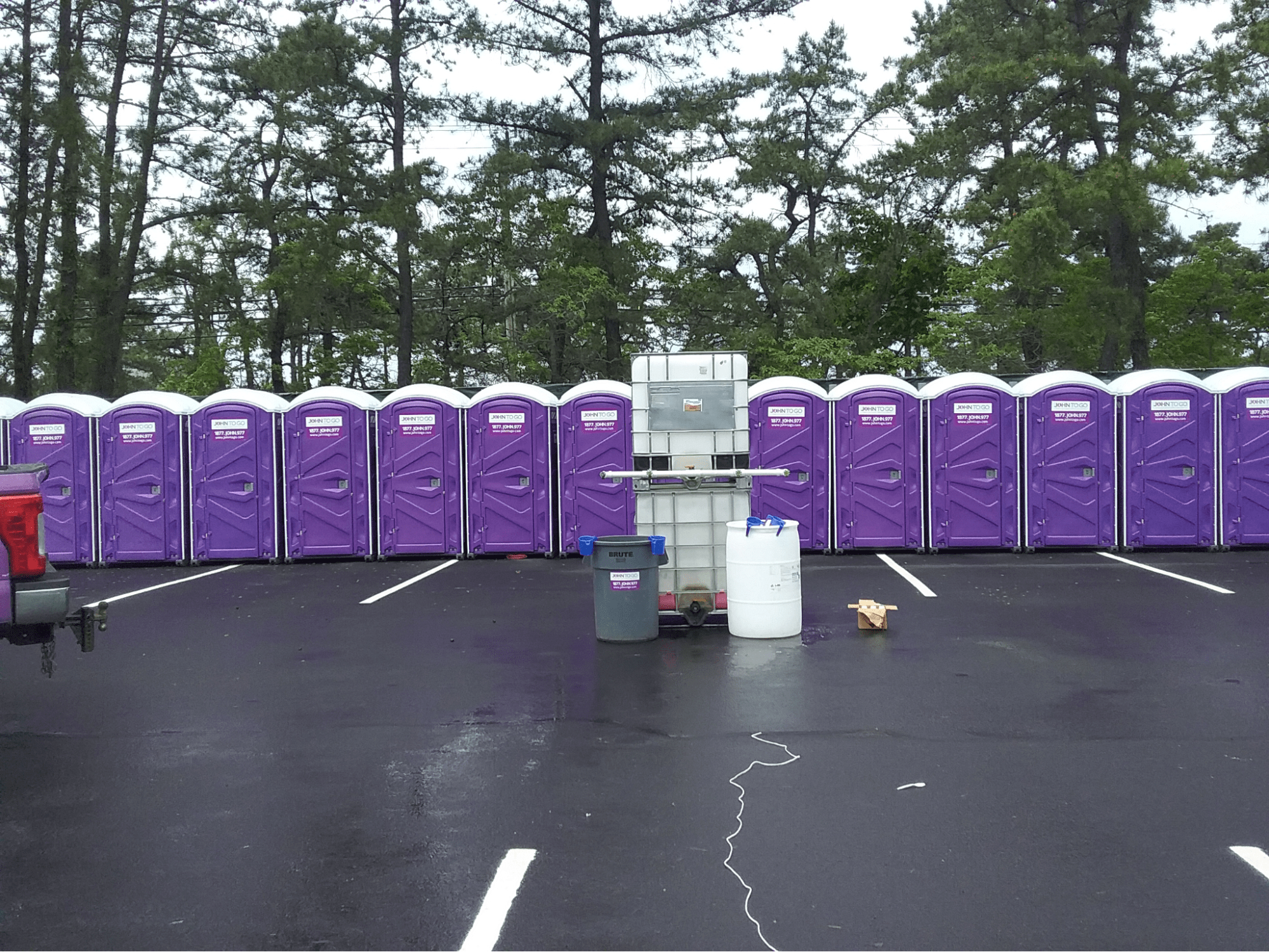 A cross section of John To Go’s premium portable toilets