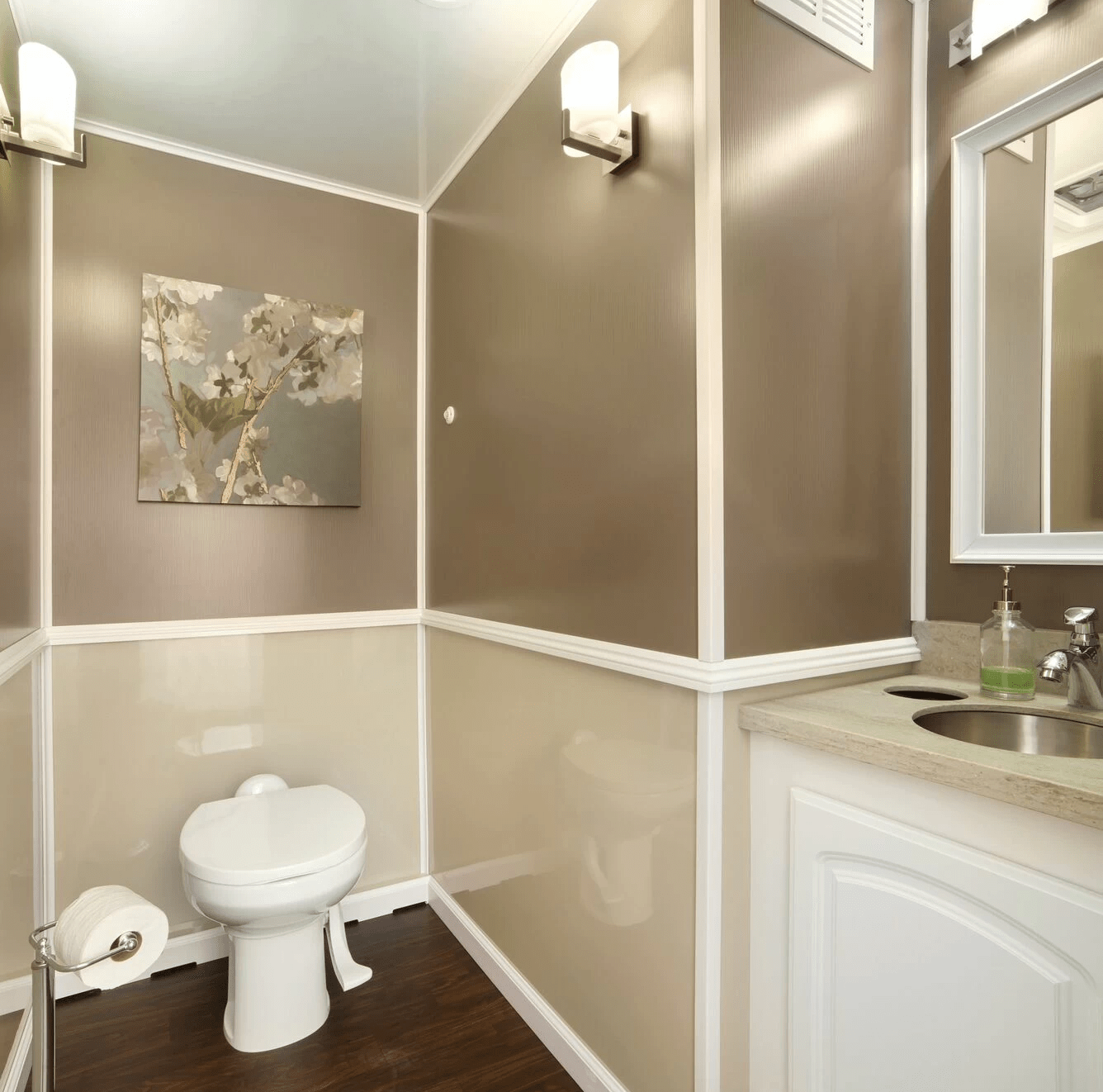 Interior of an executive luxury bathroom