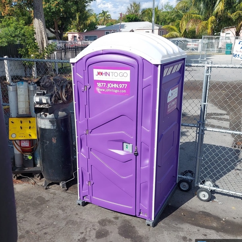 Durable job site portable toilet construction projects