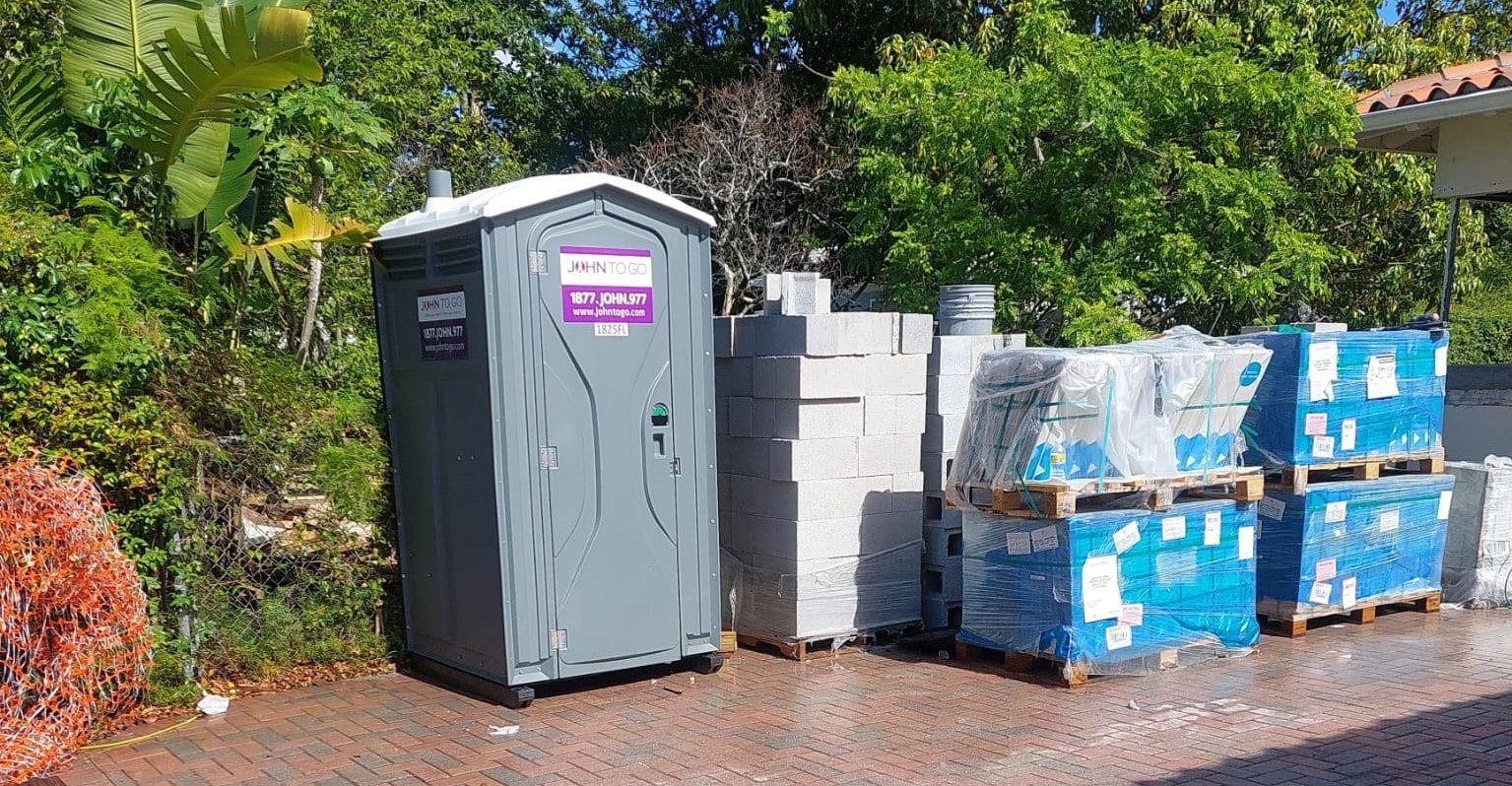 Construction porta potty rentals in Delray Beach