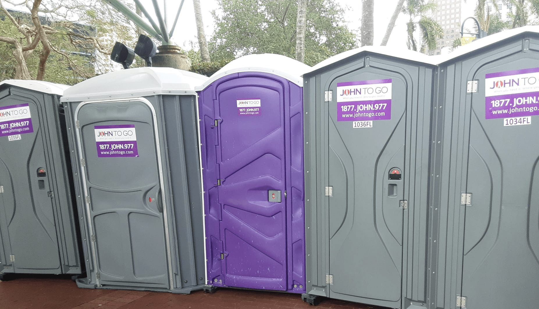 Renting farm restrooms for farm functions